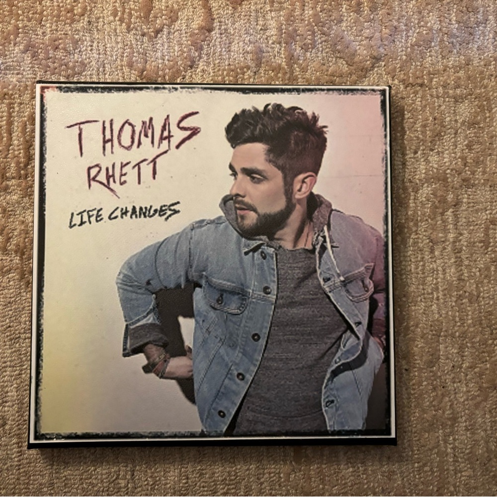 Thomas Rhett - “Life Changes” Art Album Cover Canvas